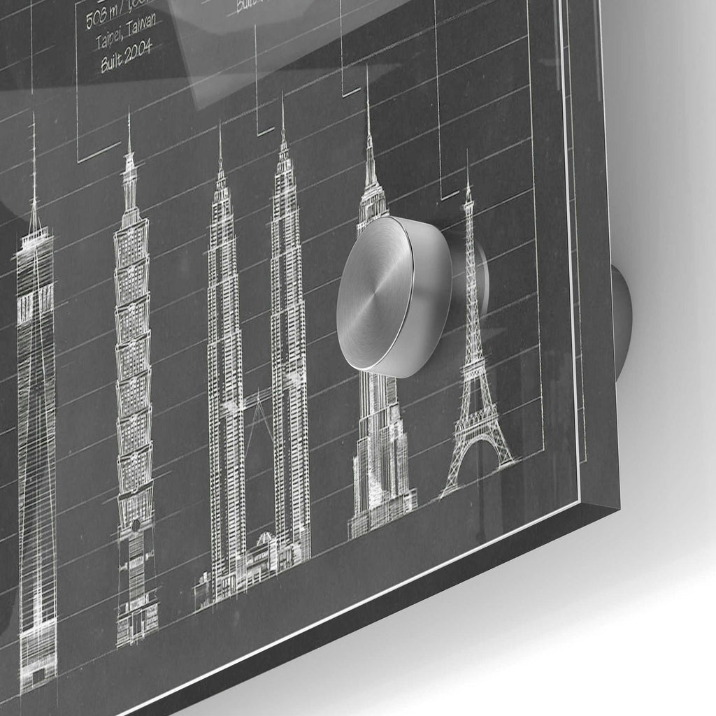 Epic Art 'Architectural Heights' by Ethan Harper Acrylic Glass Wall Art,24x36