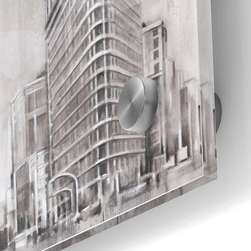 Epic Art 'Art Deco Cityscape II' by Ethan Harper Acrylic Glass Wall Art,24x36