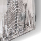 Epic Art 'Art Deco Cityscape II' by Ethan Harper Acrylic Glass Wall Art,24x36