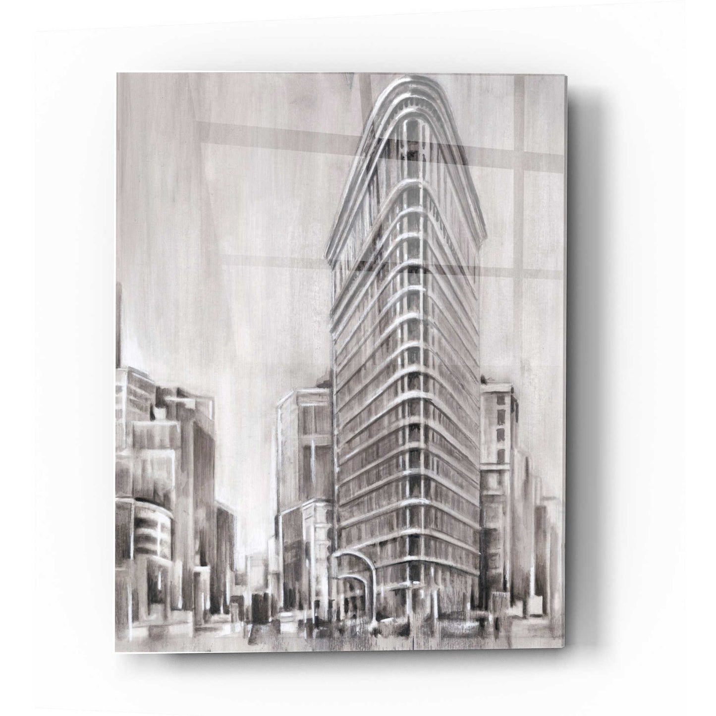 Epic Art 'Art Deco Cityscape II' by Ethan Harper Acrylic Glass Wall Art,24x36