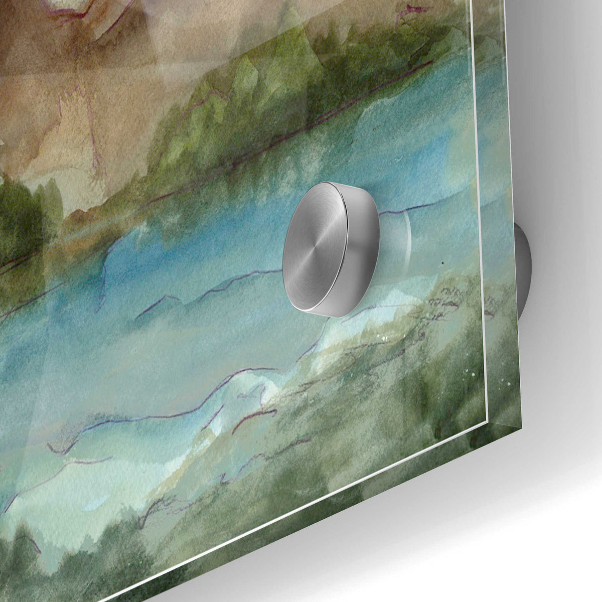 Epic Art 'Plein Air Landscape IV' by Ethan Harper Acrylic Glass Wall Art,24x36