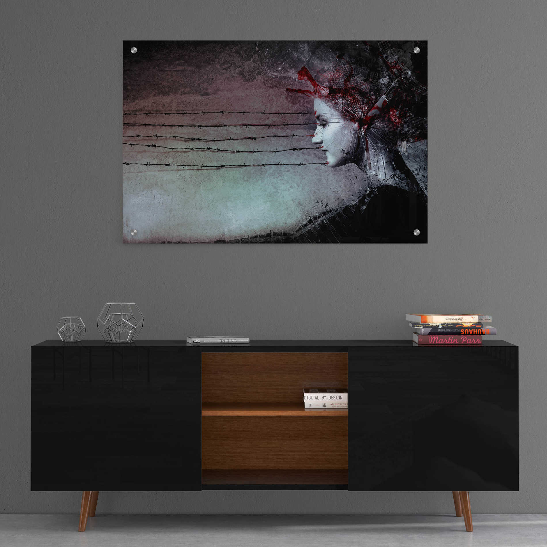 Epic Art 'You Promised Me a Symphony' by Mario Sanchez Nevado, Acrylic Glass Wall Art,24x36