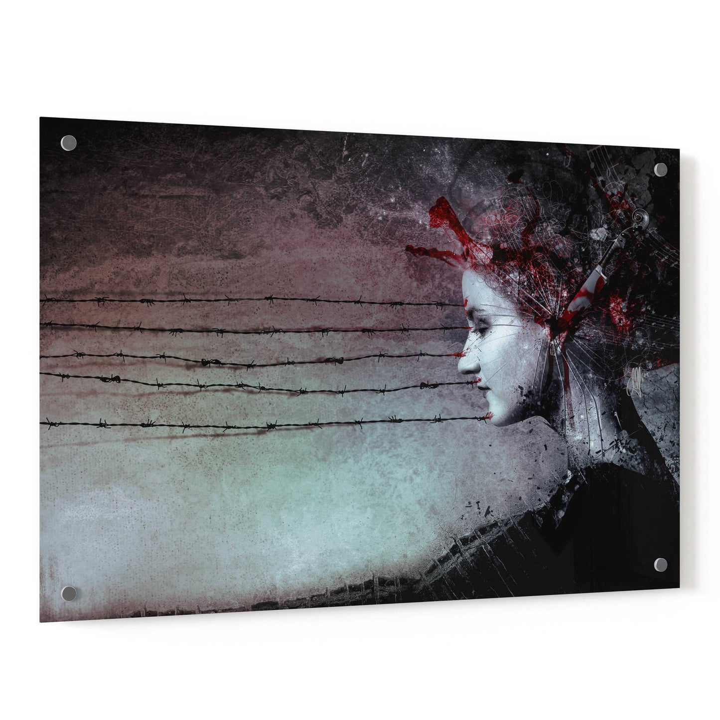 Epic Art 'You Promised Me a Symphony' by Mario Sanchez Nevado, Acrylic Glass Wall Art,24x36