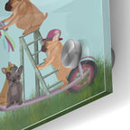 Epic Art 'French Bulldog Scooter' by Fab Funky Acrylic Glass Wall Art,24x36