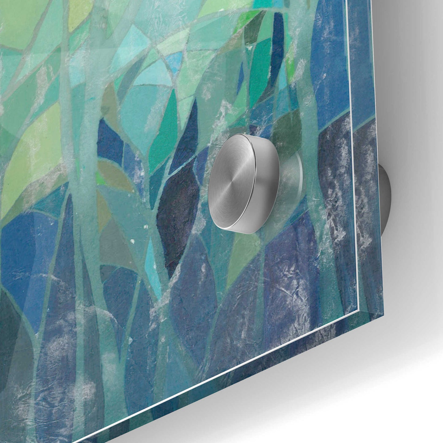 Epic Art 'Stained Glass Forest I' by Grace Popp Acrylic Glass Wall Art,24x36