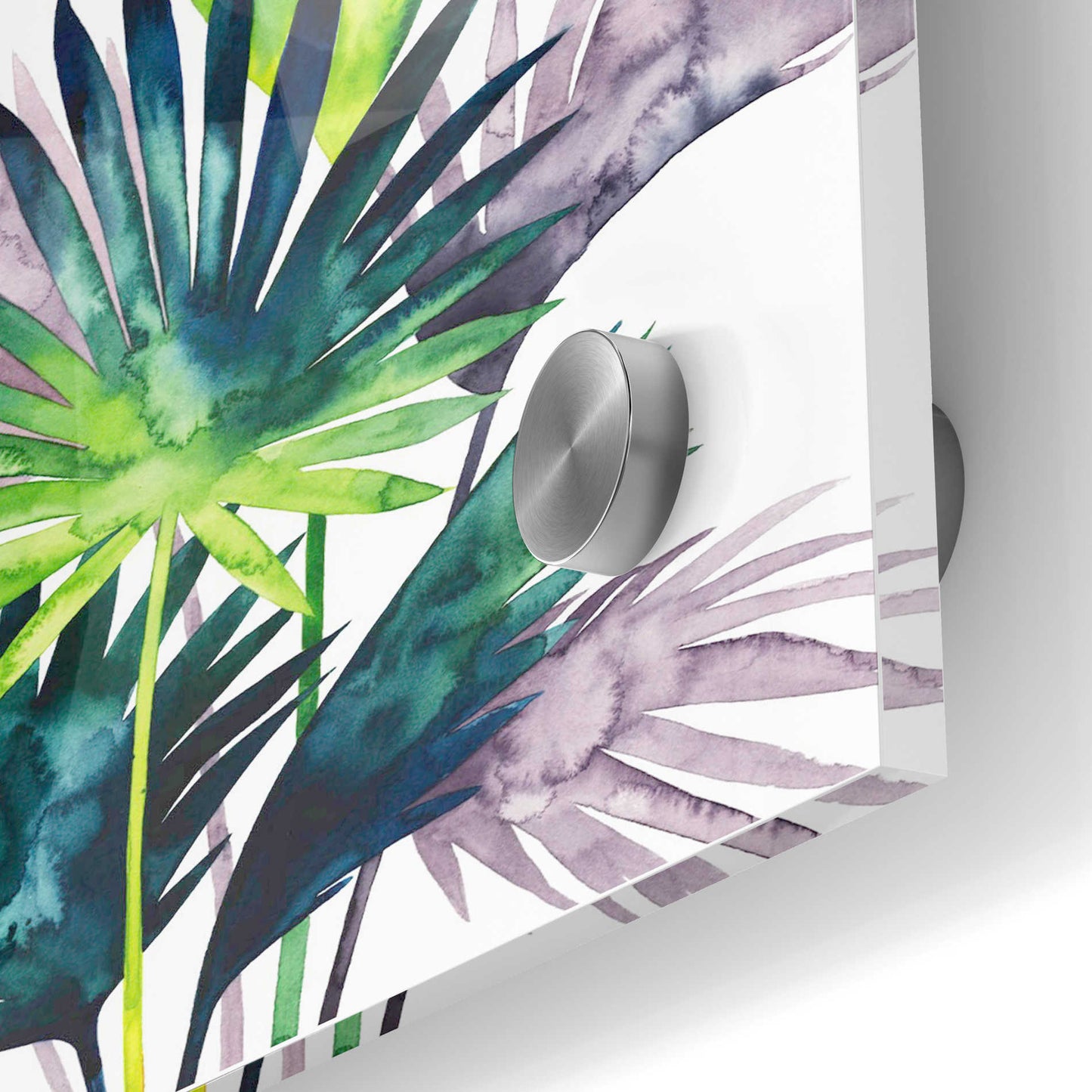 Epic Art 'Twilight Palms III' by Grace Popp Acrylic Glass Wall Art,24x36