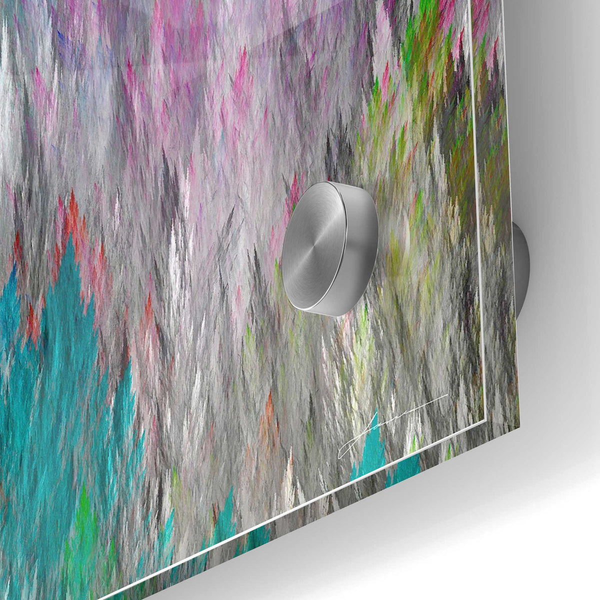 Epic Art 'Brush Panels I' by James Burghardt, Acrylic Glass Wall Art,24x36