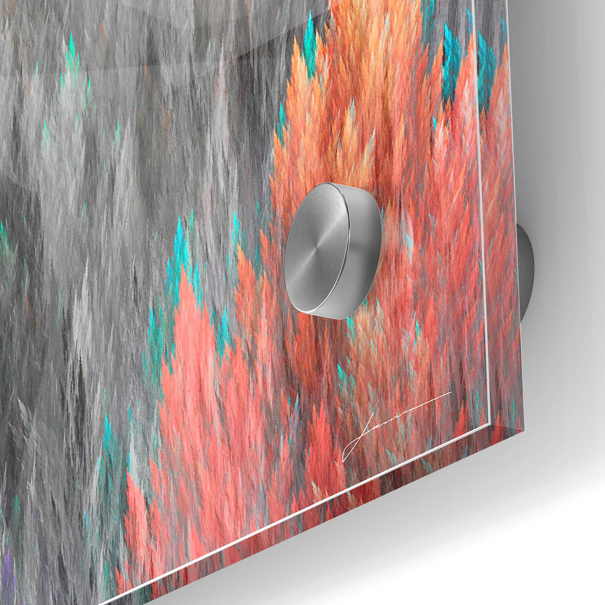 Epic Art 'Brush Panels II' by James Burghardt, Acrylic Glass Wall Art,24x36