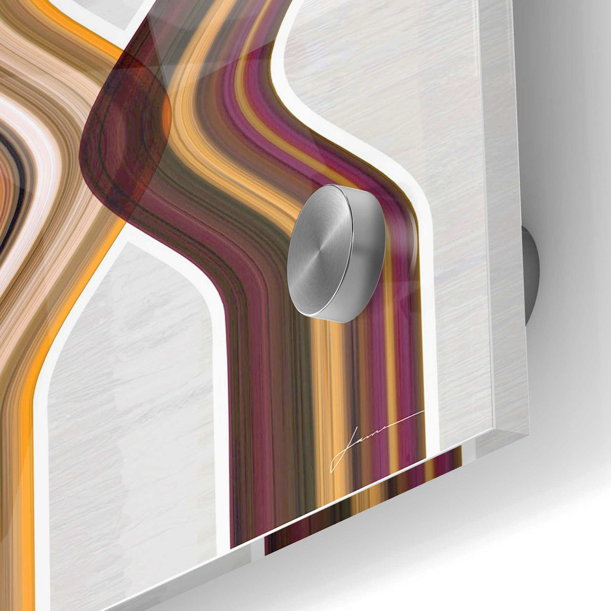 Epic Art 'Modern Dance II' by James Burghardt, Acrylic Glass Wall Art,24x36