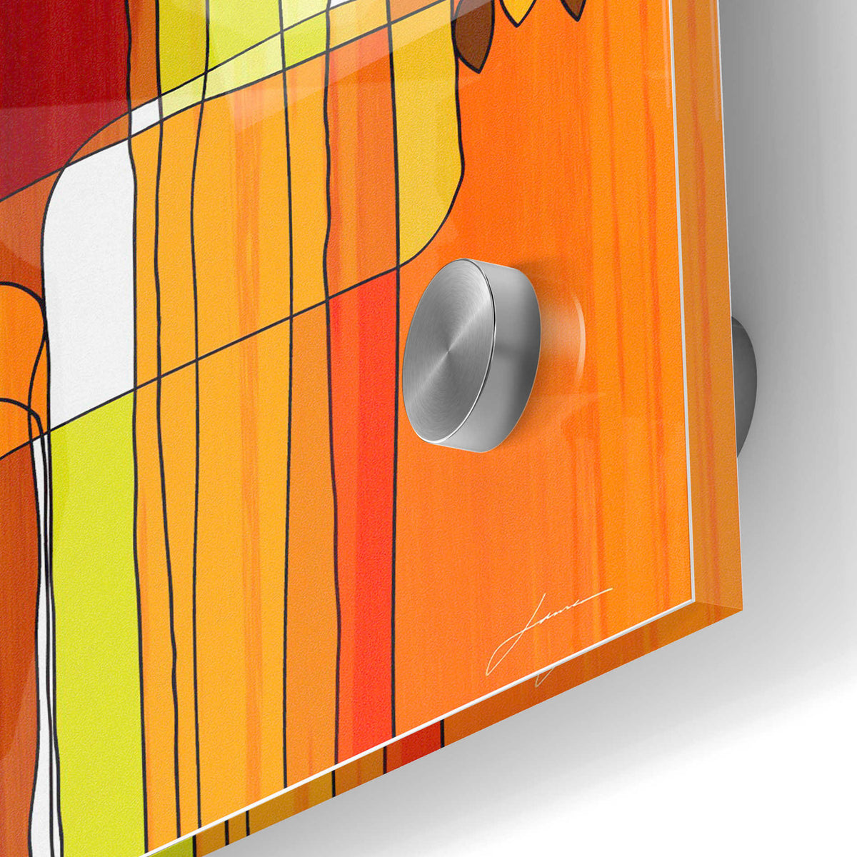 Epic Art 'Uplift II' by James Burghardt, Acrylic Glass Wall Art,24x36