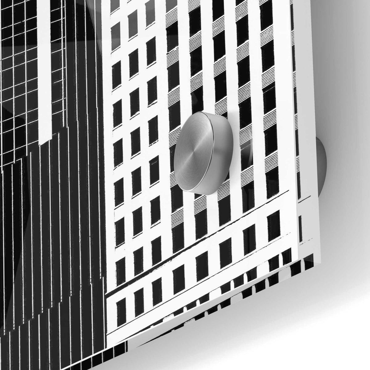 Epic Art 'NYC in Pure B&W II' by Jeff Pica Acrylic Glass Wall Art,24x36