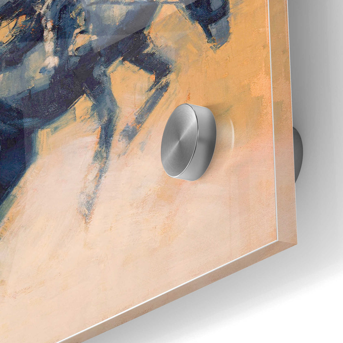Epic Art 'Mood Indigo III' by Julie T. Acrylic Glass Wall Art,24x36