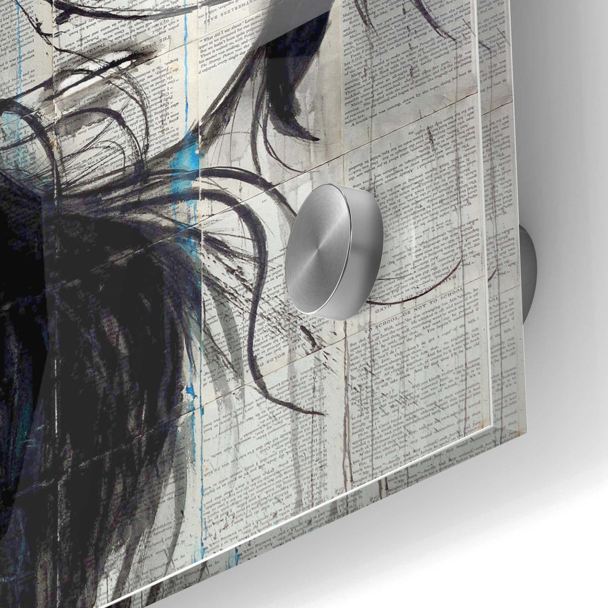 Epic Art 'Apache' by Loui Jover, Acrylic Glass Wall Art,24x36