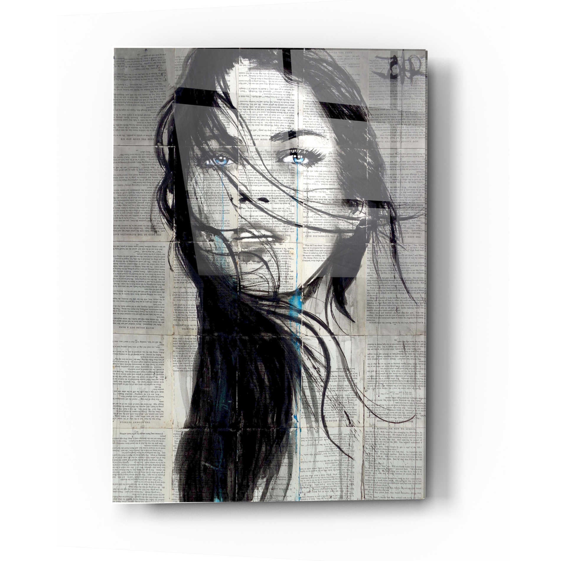 Epic Art 'Apache' by Loui Jover, Acrylic Glass Wall Art,24x36