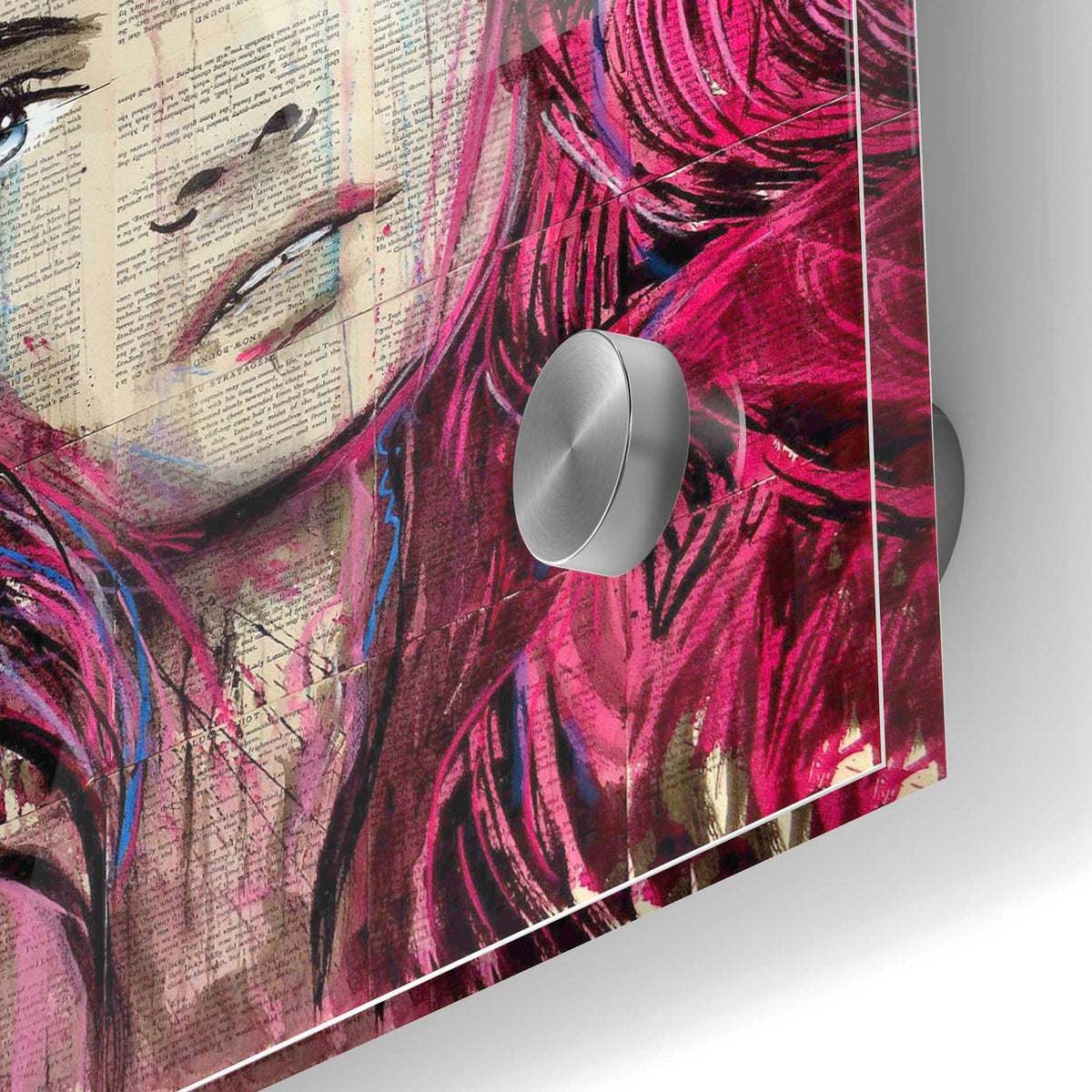 Epic Art 'Incinerate' by Loui Jover, Acrylic Glass Wall Art,24x36