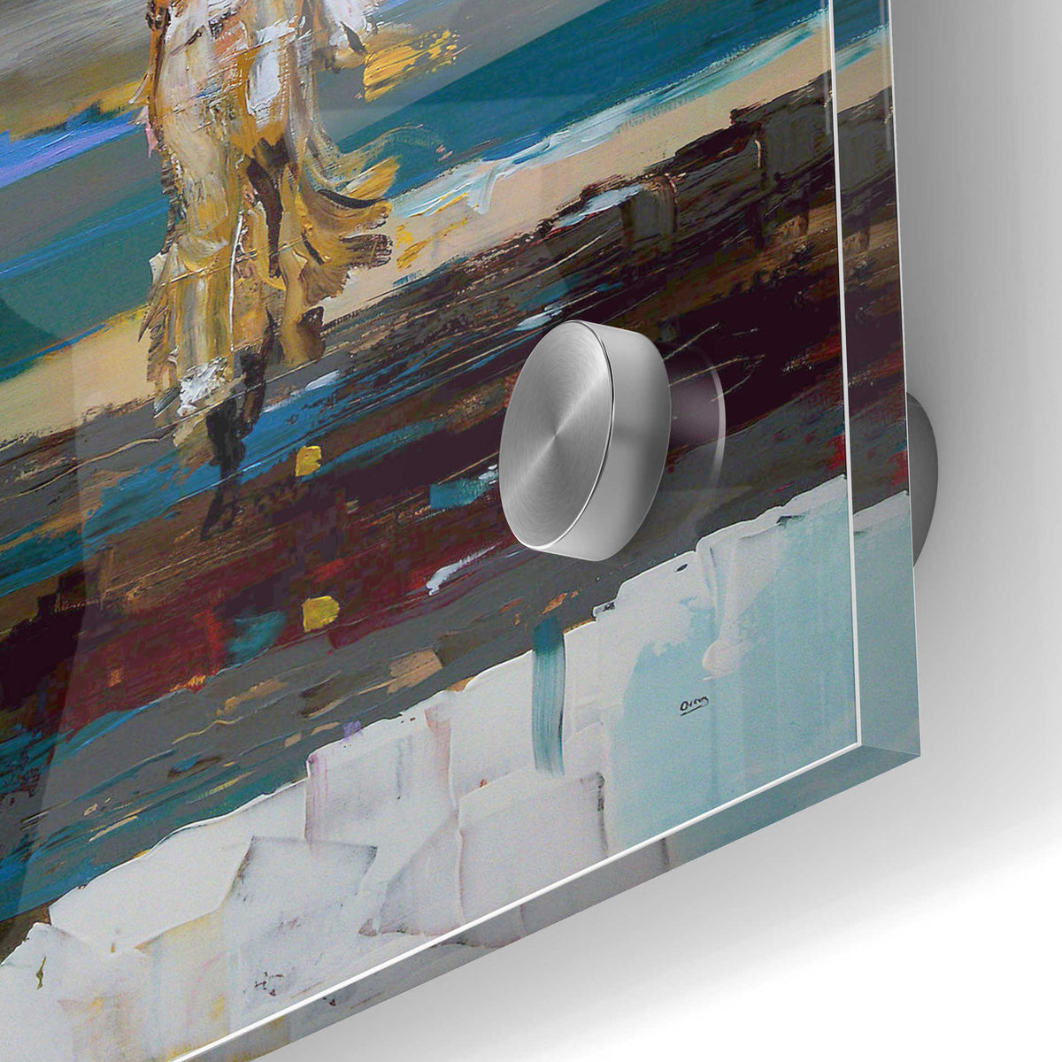 Epic Art 'The Storm' by Oscar Alvarez Pardo, Acrylic Glass Wall Art,24x36