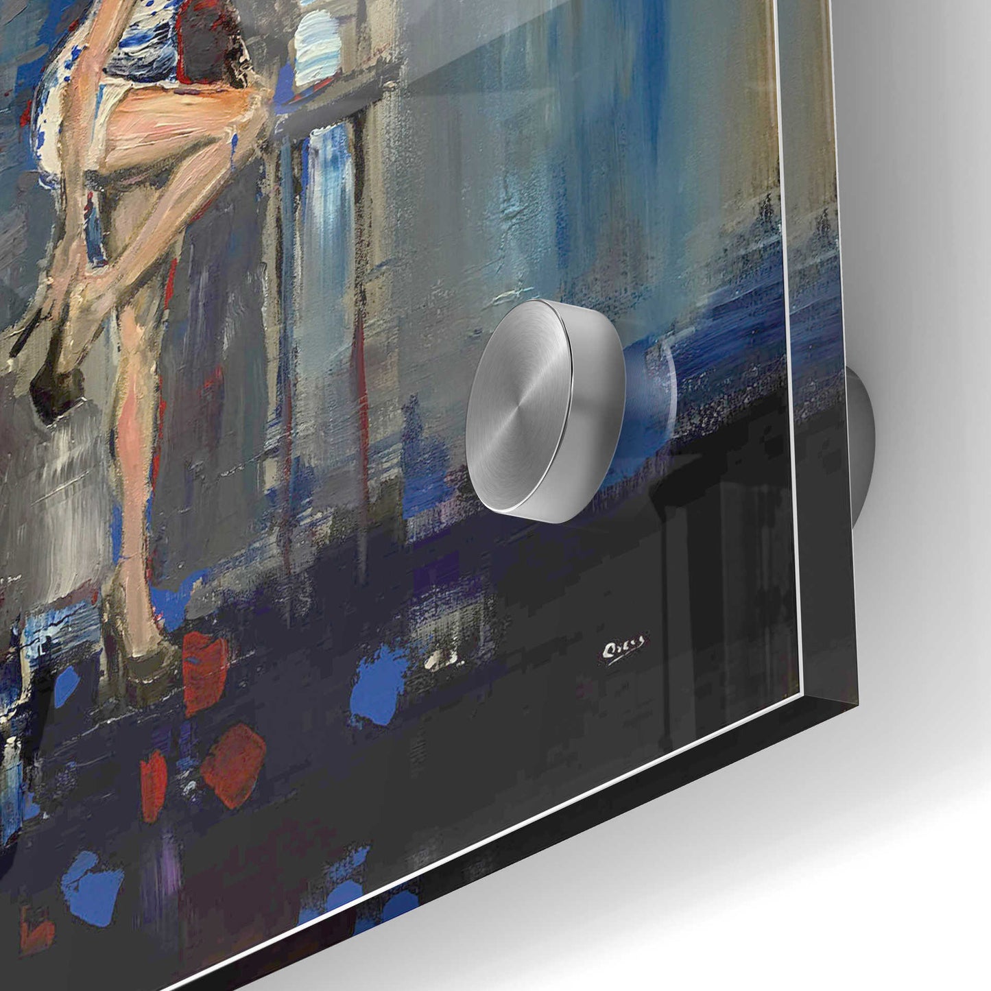 Epic Art 'Nicki' by Oscar Alvarez Pardo, Acrylic Glass Wall Art,24x36