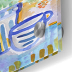 Epic Art 'Tea And Flowers I' by Linda Woods, Acrylic Glass Wall Art,24x36