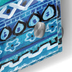 Epic Art 'Pattern Painting V' by Linda Woods, Acrylic Glass Wall Art,24x36