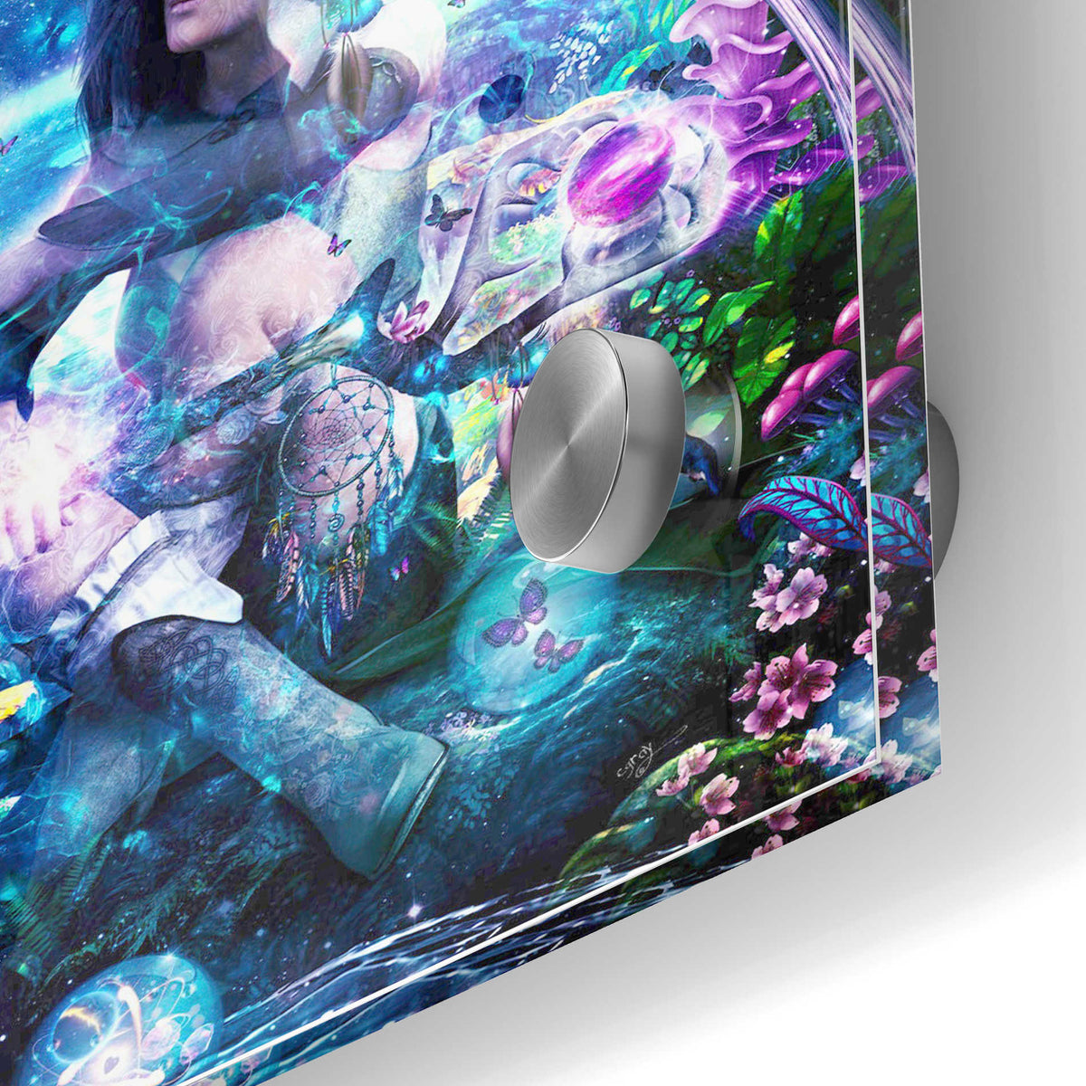 Epic Art 'Observing Our Celestial Synergy' by Cameron Gray, Acrylic Glass Wall Art,24x36