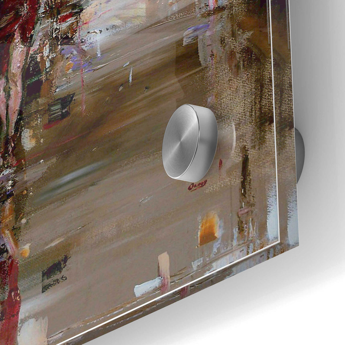 Epic Art 'Down Town' by Oscar Alvarez Pardo, Acrylic Glass Wall Art,24x36