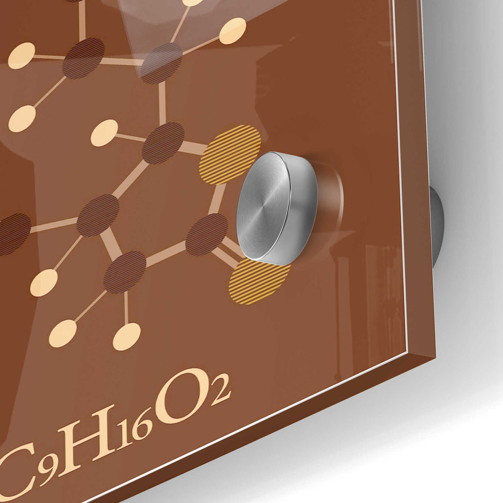 Epic Art 'Whiskey Molecule' Acrylic Glass Wall Art,24x36