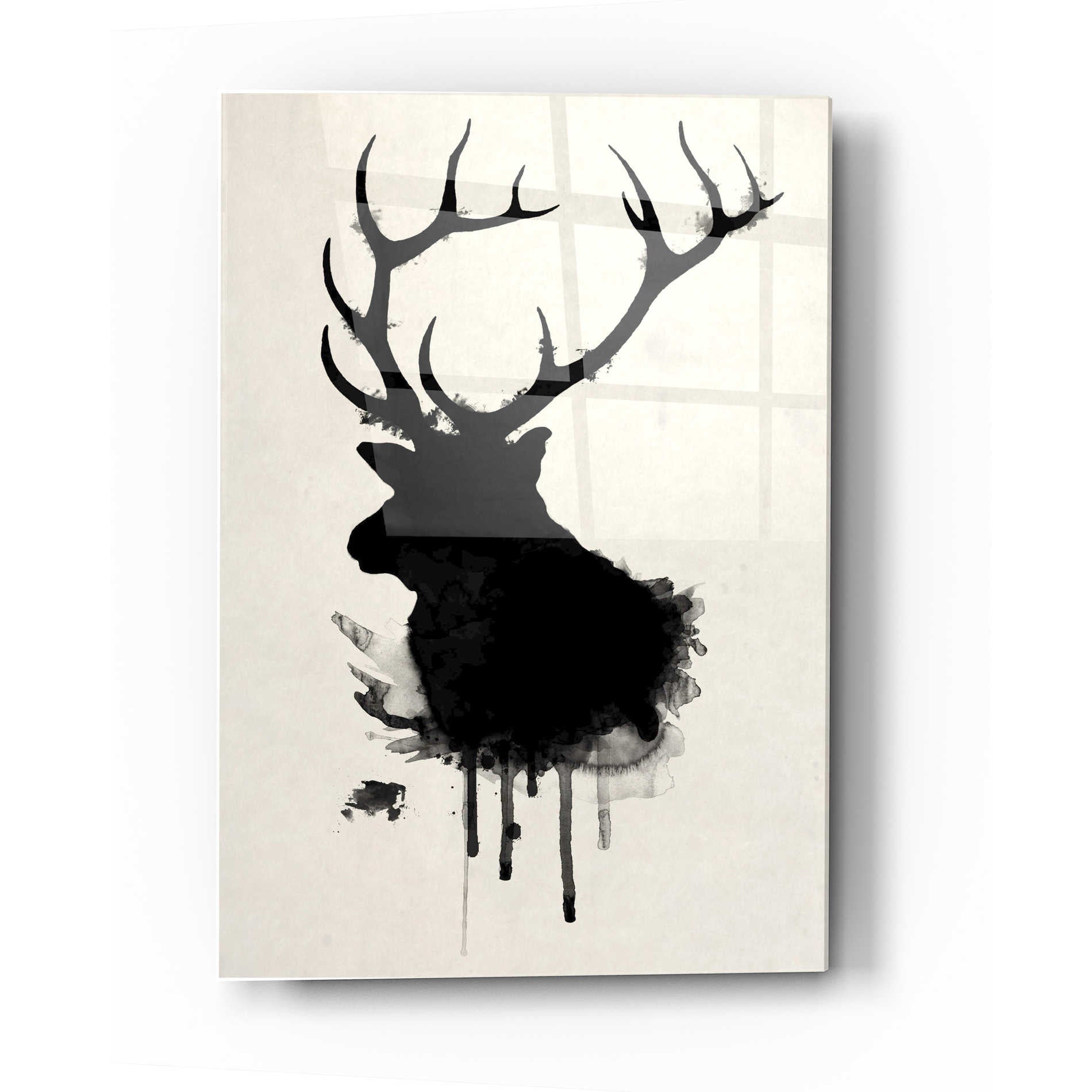 Epic Art 'Elk' by Nicklas Gustafsson, Acrylic Glass Wall Art,24x36