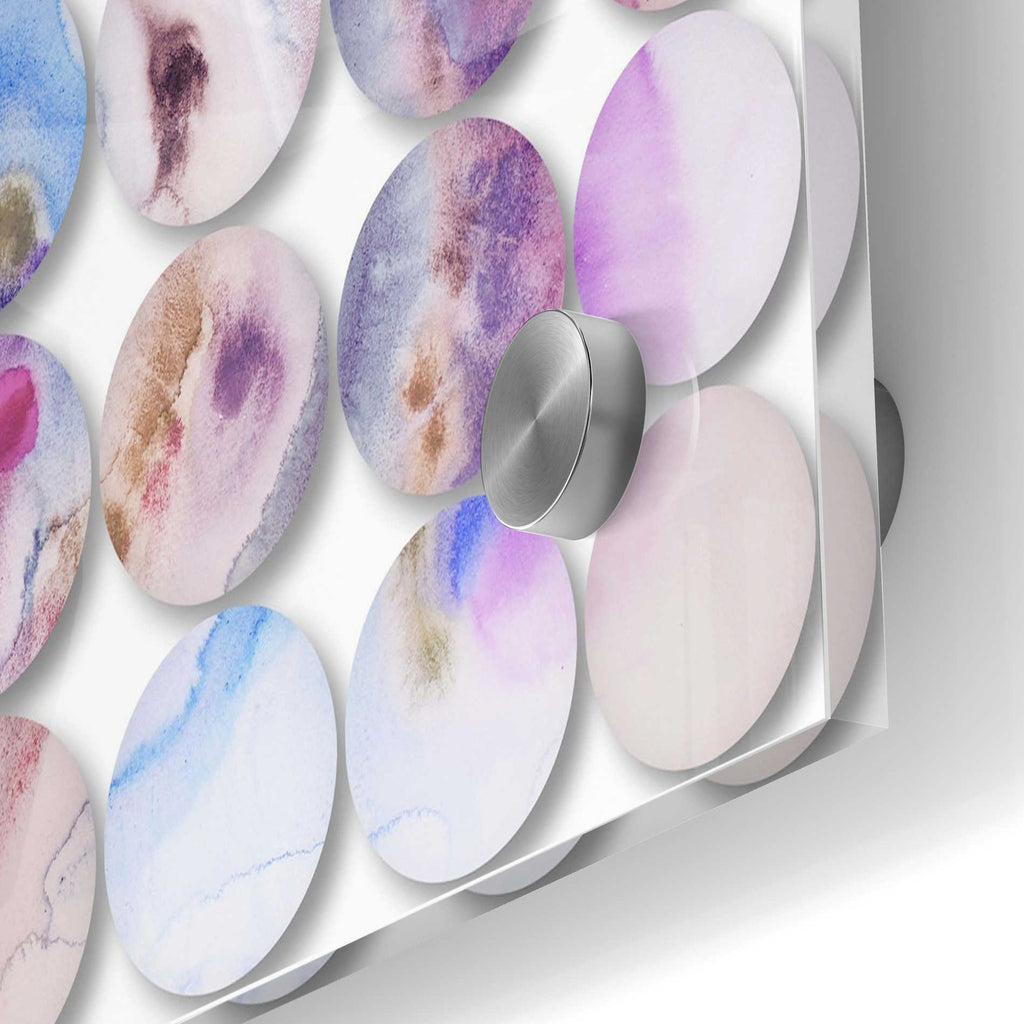 Epic Art 'Watercolor Colorful Circles 6' by Irena Orlov, Acrylic Glass Wall Art,24x36