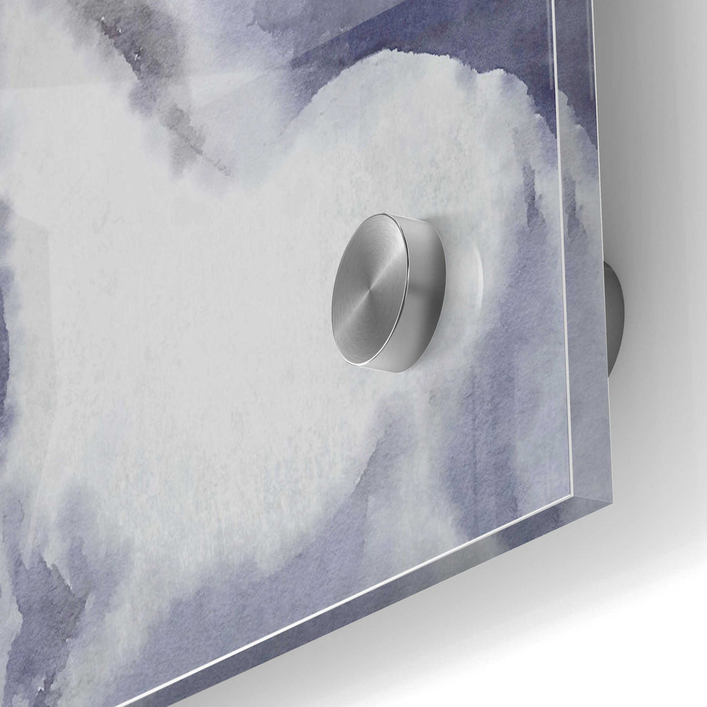 Epic Art 'White Running Horse In The Fog Mist 1' by Irena Orlov, Acrylic Glass Wall Art,24x36