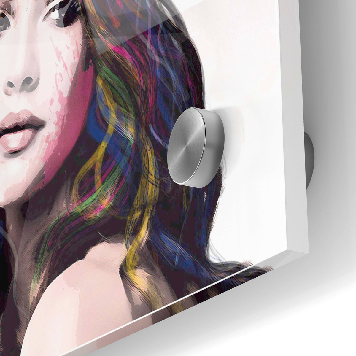 Epic Art 'Girl in Colour' by Karen Smith, Acrylic Glass Wall Art,24x36