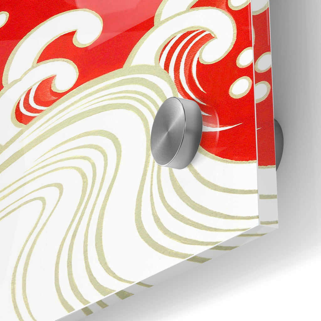 Epic Art 'Wave B' by Zigen Tanabe, Acrylic Glass Wall Art,24x36