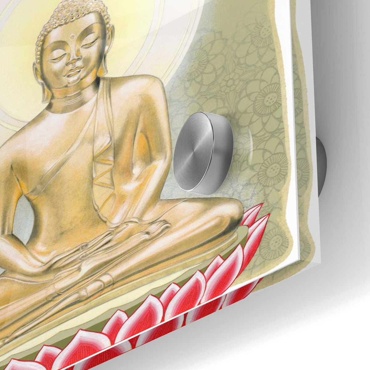 Epic Art 'Buddha' by Zigen Tanabe, Acrylic Glass Wall Art,24x36