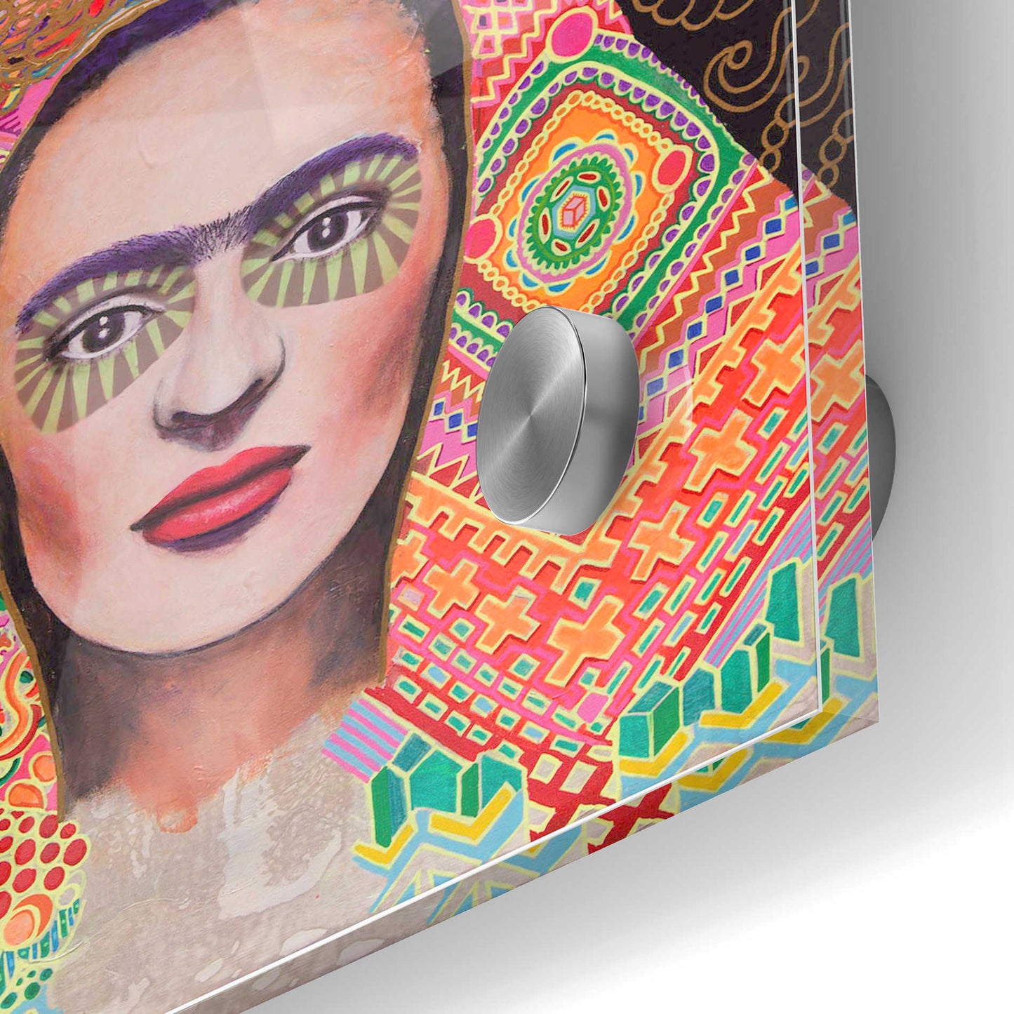 Epic Art 'Frida Santa Muerte' by Surma and Guillen, Acrylic Glass Wall Art,24x36