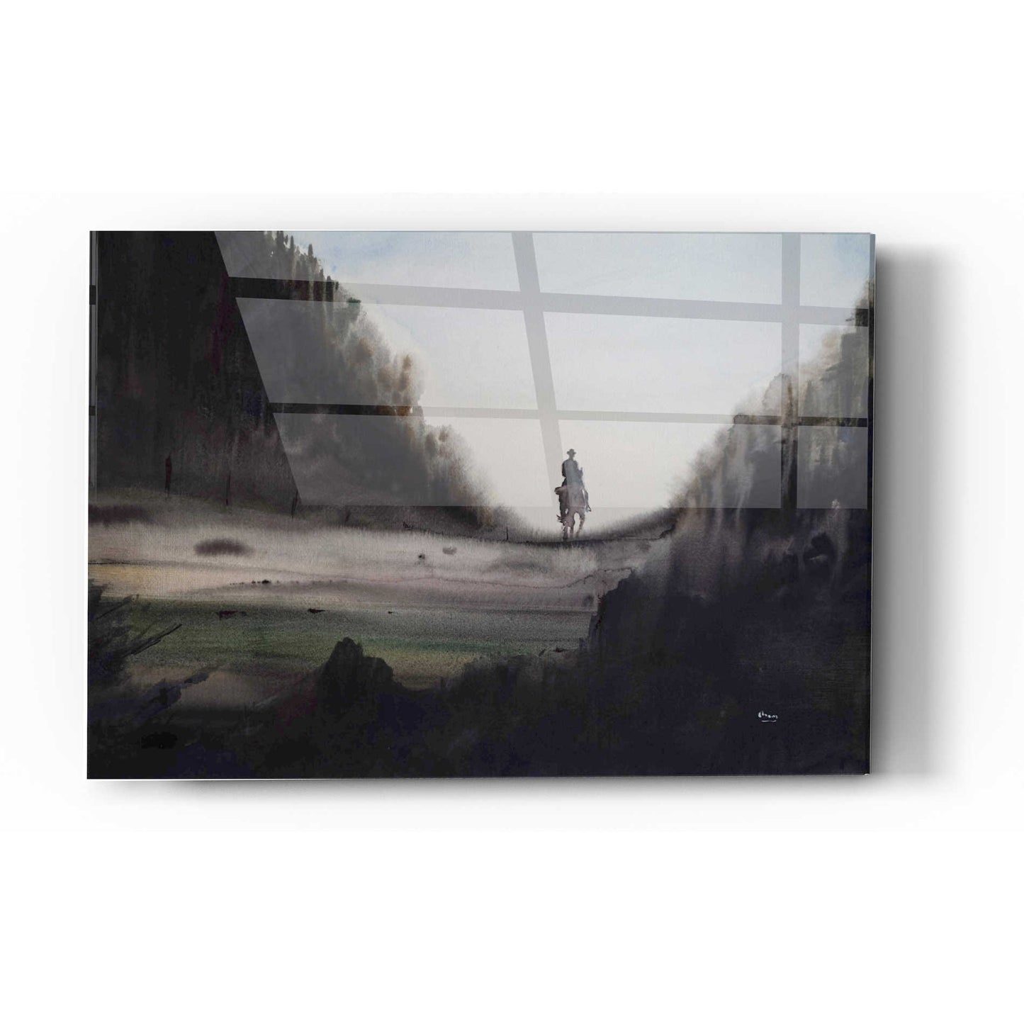 Epic Art 'Desolation' by Oscar Alvarez Pardo, Acrylic Glass Wall Art,24'x36