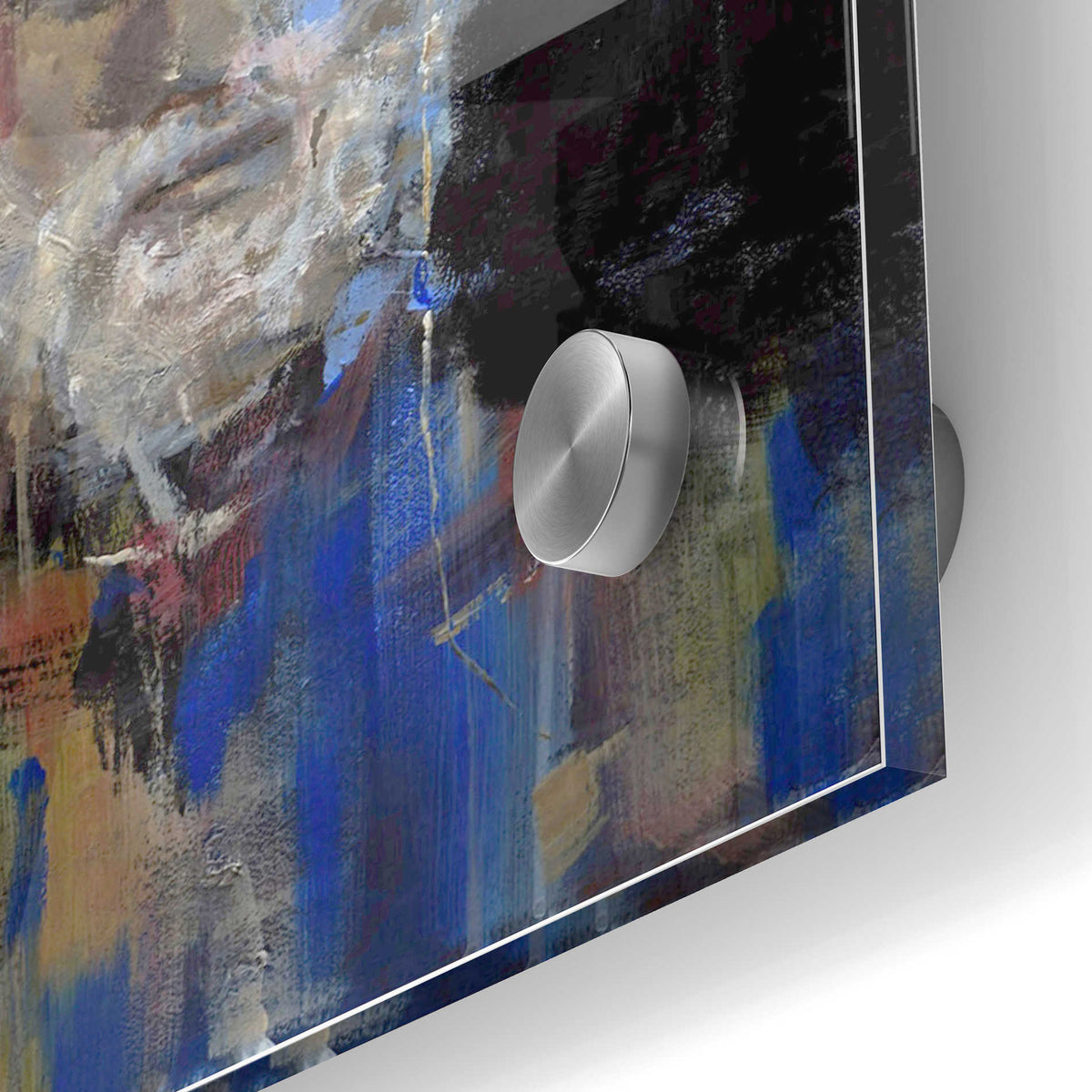Epic Art 'Portrait 3' by Oscar Alvarez Pardo, Acrylic Glass Wall Art,24'x36