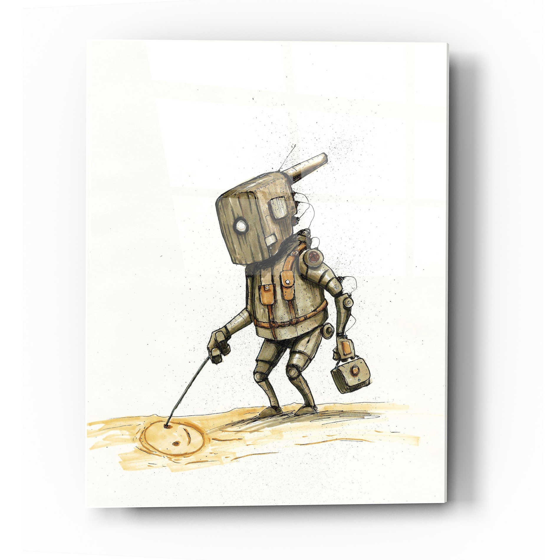 Epic Art 'Ink Bot 3.0' by Craig Snodgrass, Acrylic Glass Wall Art,24x36