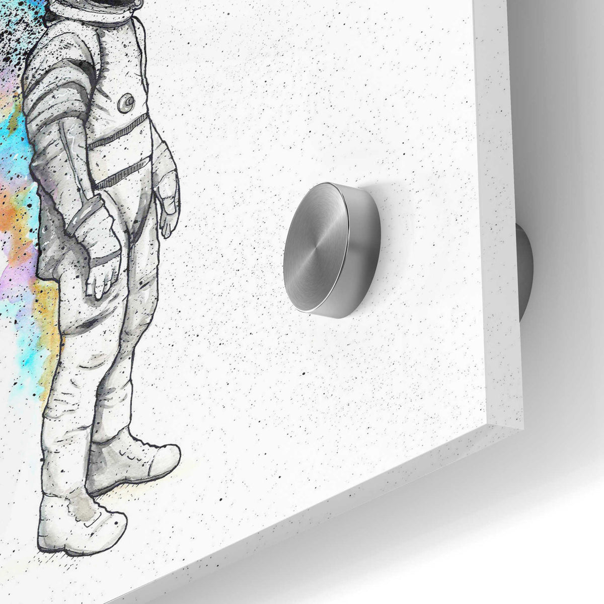 Epic Art 'Astronaut Heat' by Craig Snodgrass, Acrylic Glass Wall Art,24x36