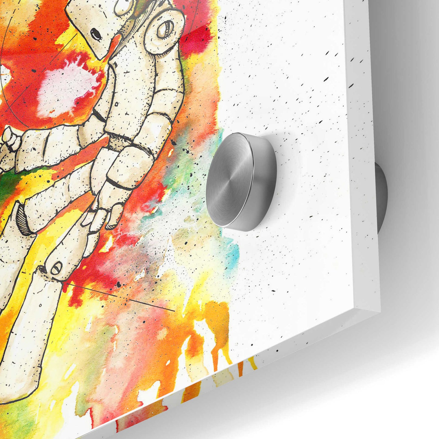 Epic Art 'Nebula Bot' by Craig Snodgrass, Acrylic Glass Wall Art,24x36