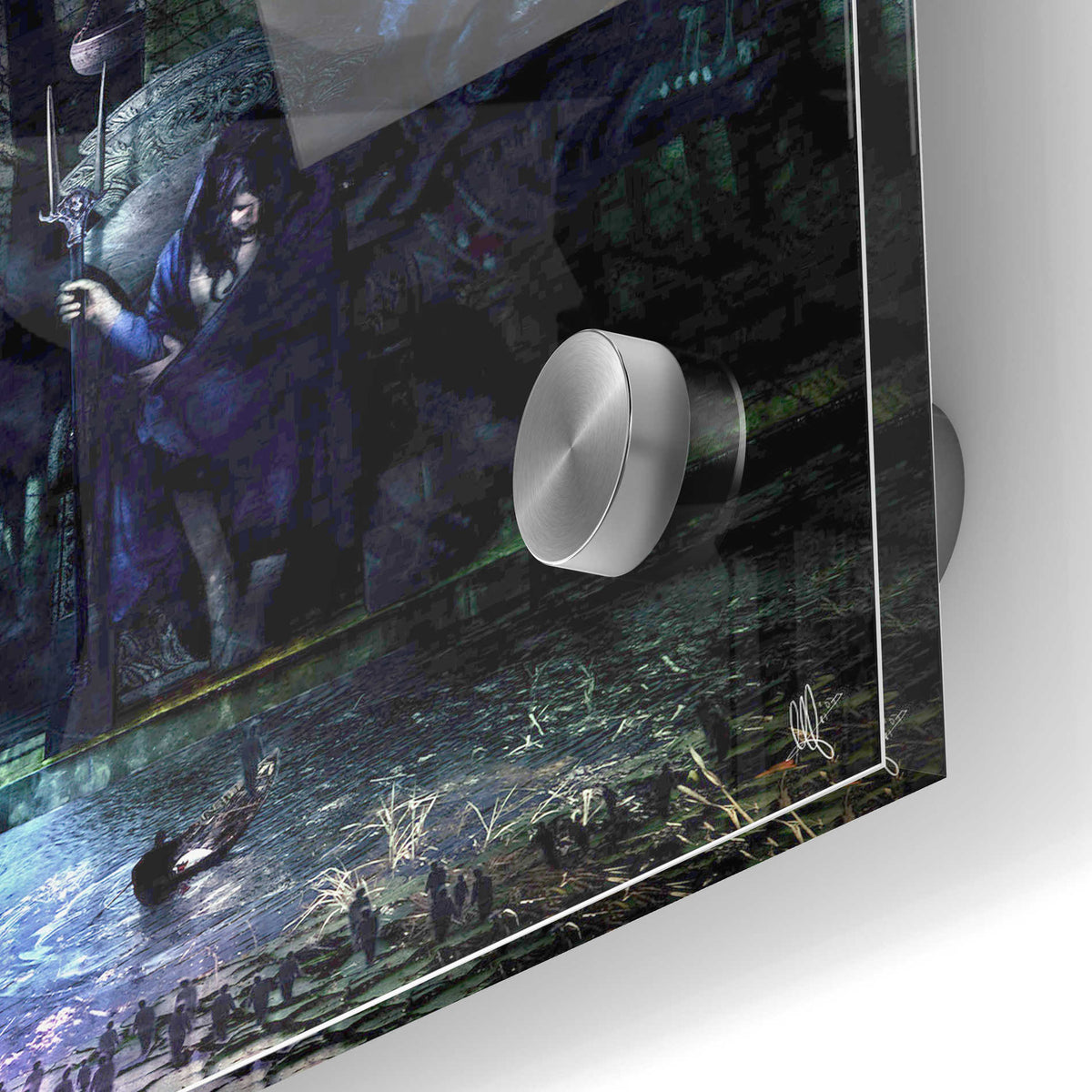 Epic Art 'Hades' by Mario Sanchez Nevado, Acrylic Glass Wall Art,24x36