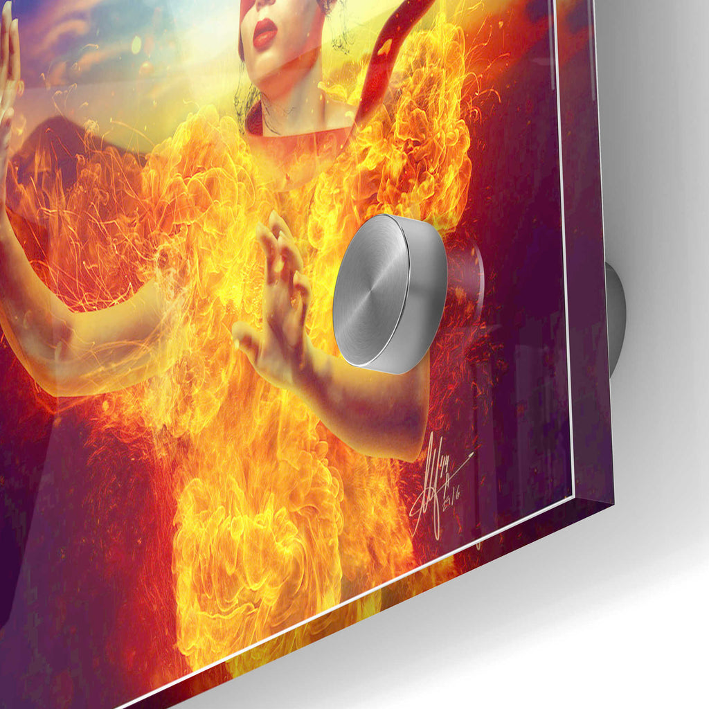Epic Art 'Suspense' by Mario Sanchez Nevado, Acrylic Glass Wall Art,24x36