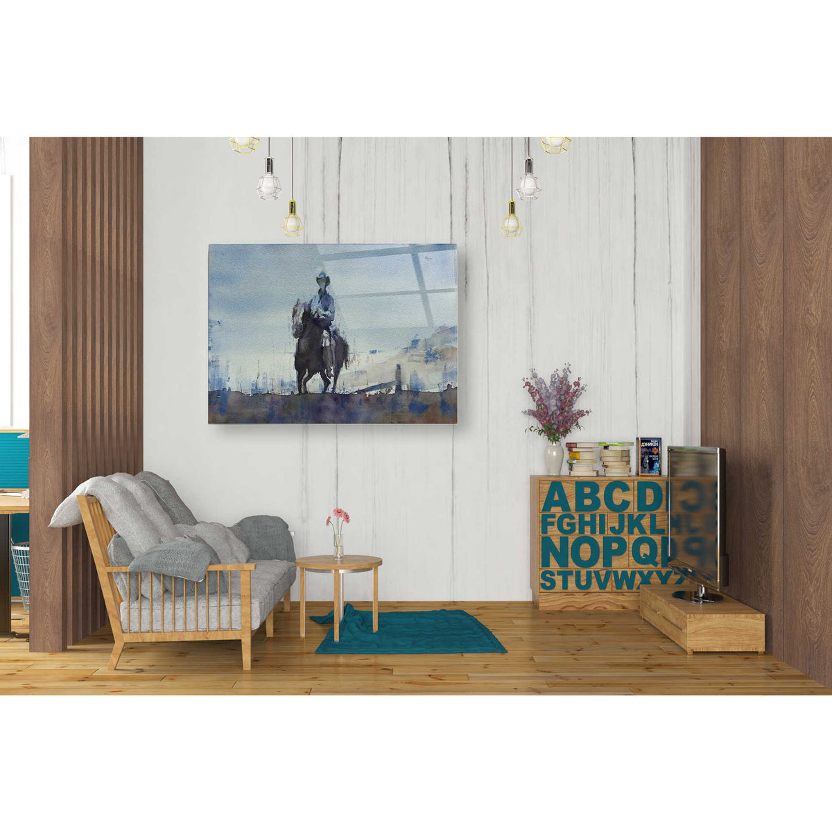 Epic Art 'Trail' by Oscar Alvarez Pardo, Acrylic Glass Wall Art,24x36