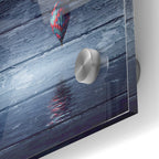Epic Art "Wood Series: One Air Balloon" Acrylic Glass Wall Art,24x36
