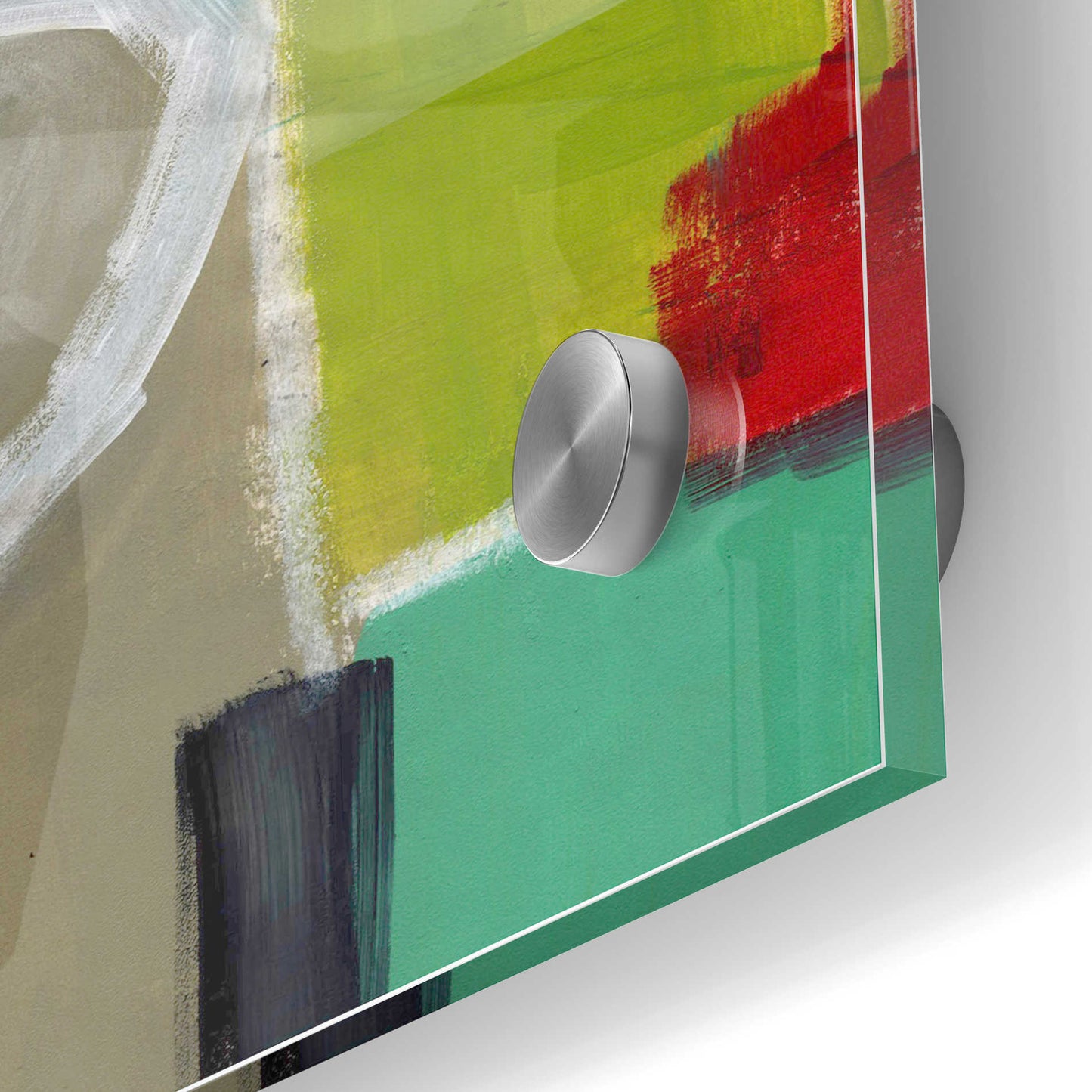 Epic Art 'Intersection 39' by Linda Woods, Acrylic Glass Wall Art,24x36