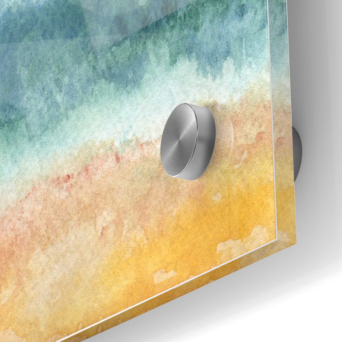 Epic Art 'Beach' by Linda Woods, Acrylic Glass Wall Art,24x36