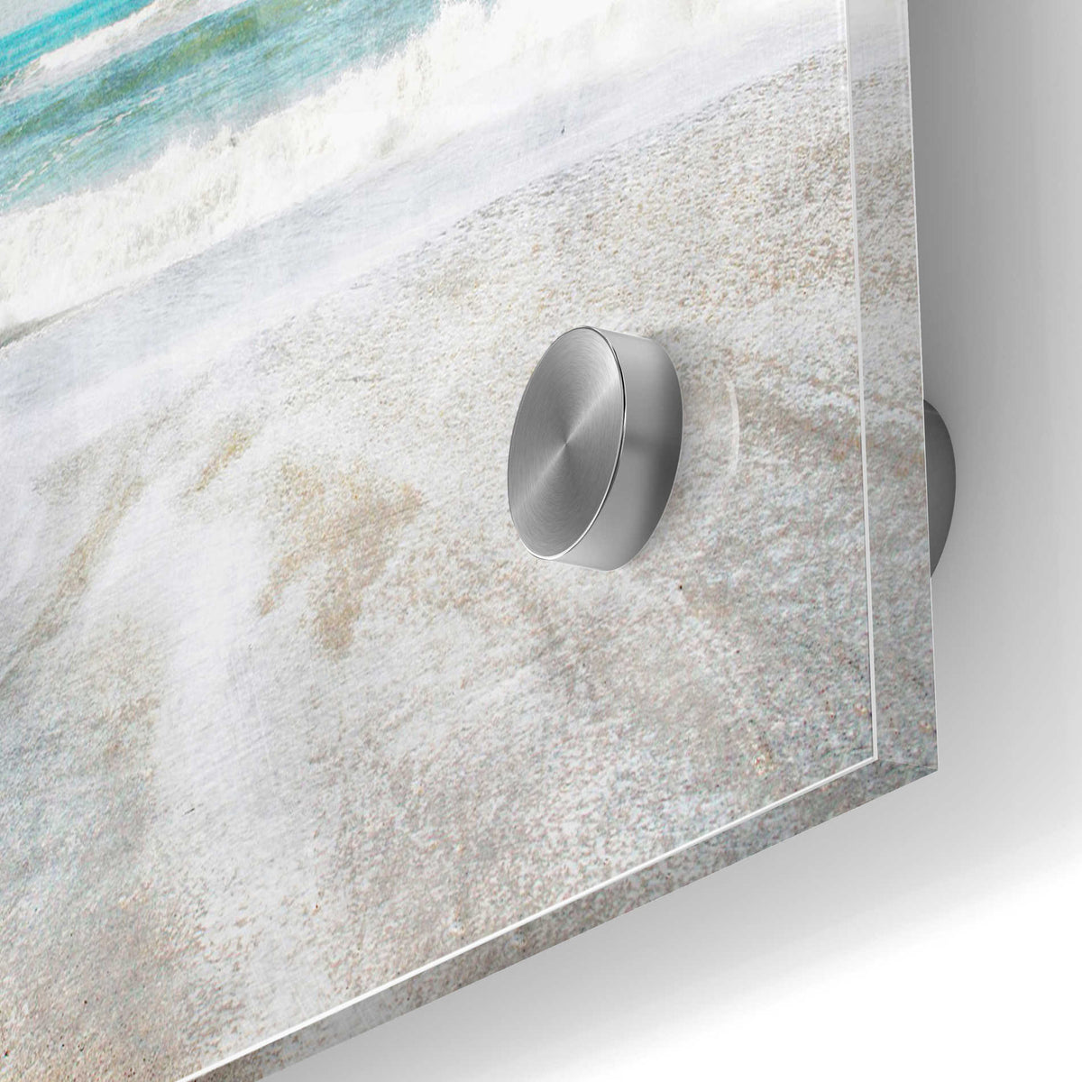 Epic Art 'Serene Coast Landscape' by Linda Woods, Acrylic Glass Wall Art,24x36