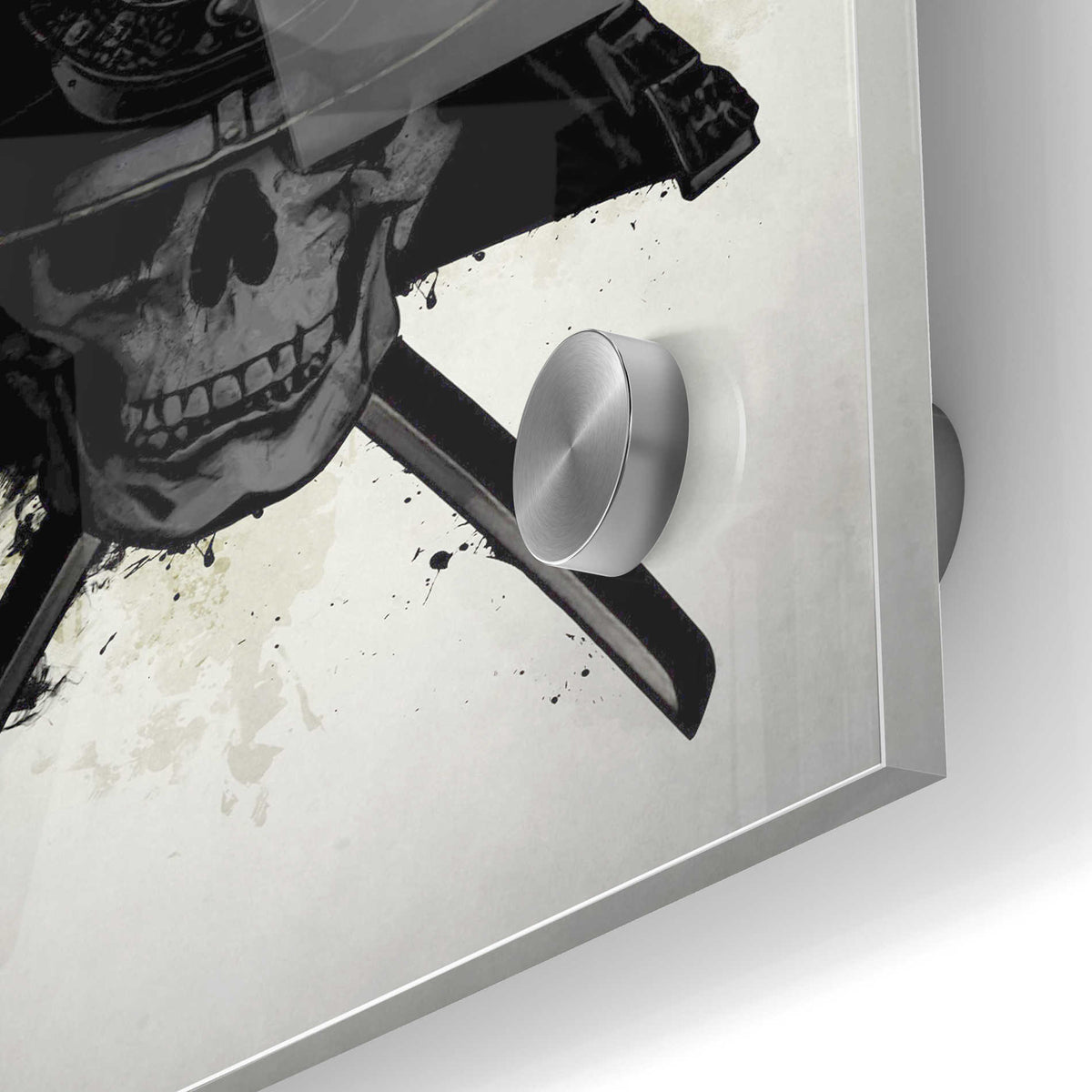 Epic Art 'Samurai Skull' by Nicklas Gustafsson, Acrylic Glass Wall Art,24x36