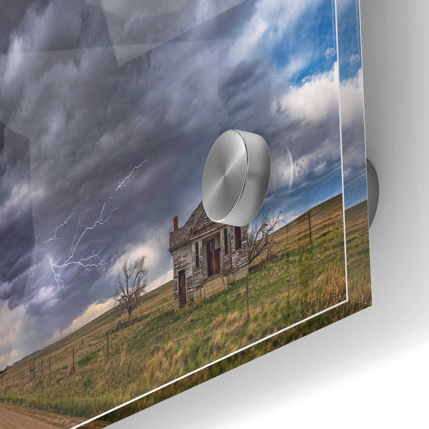 Epic Art "Pawnee School Storm" by Darren White, Acrylic Glass Wall Art,24x36