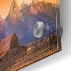 Epic Art "Sunrise on the Ranch" by Darren White, Acrylic Glass Wall Art,24x36