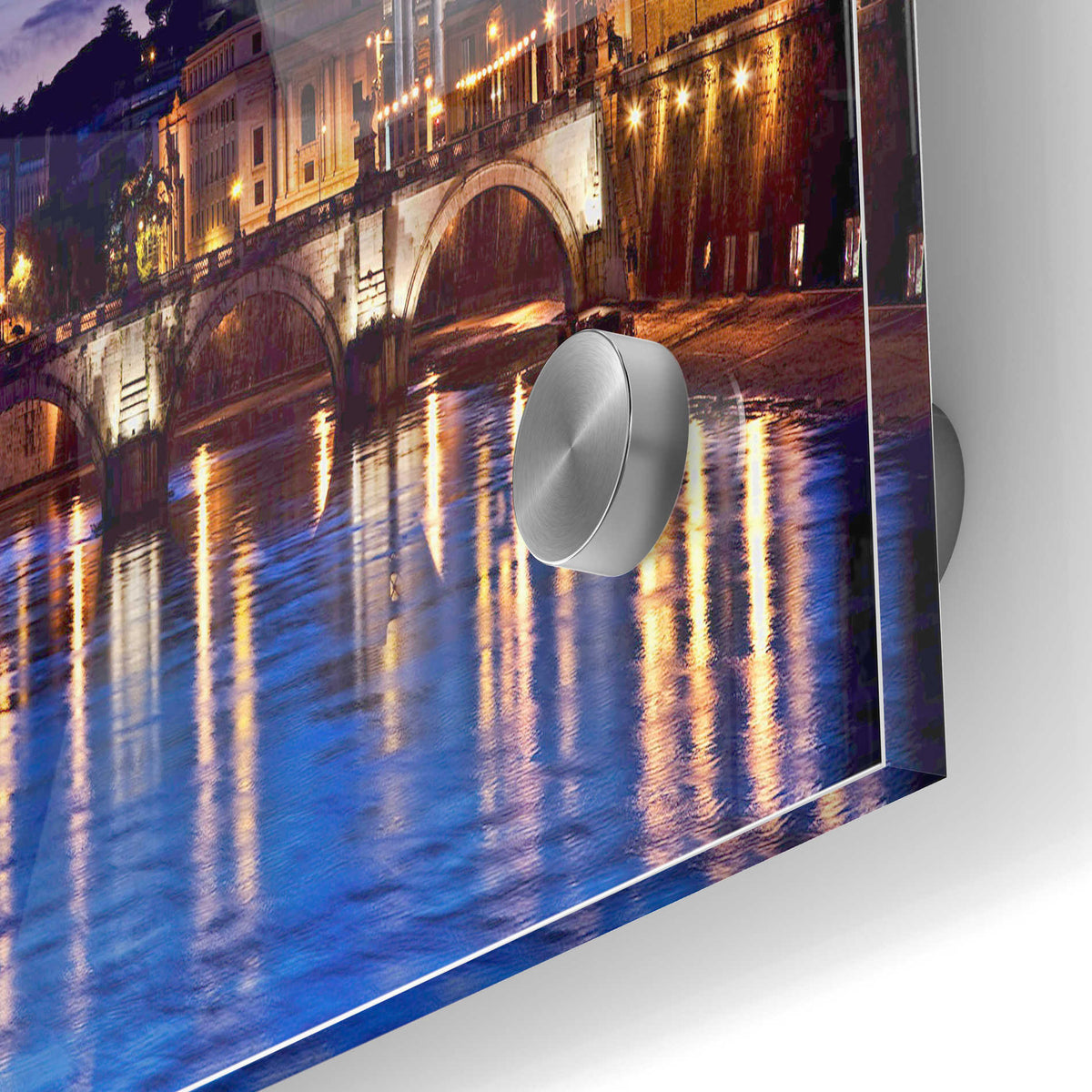 Epic Art 'Evening Reflections,' Acrylic Glass Wall Art,24x36