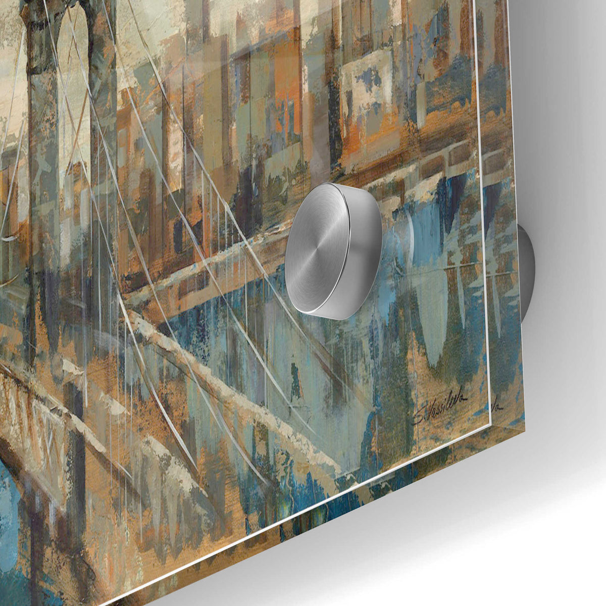 Epic Art 'New York View' by Silvia Vassileva, Acrylic Glass Wall Art,24x36